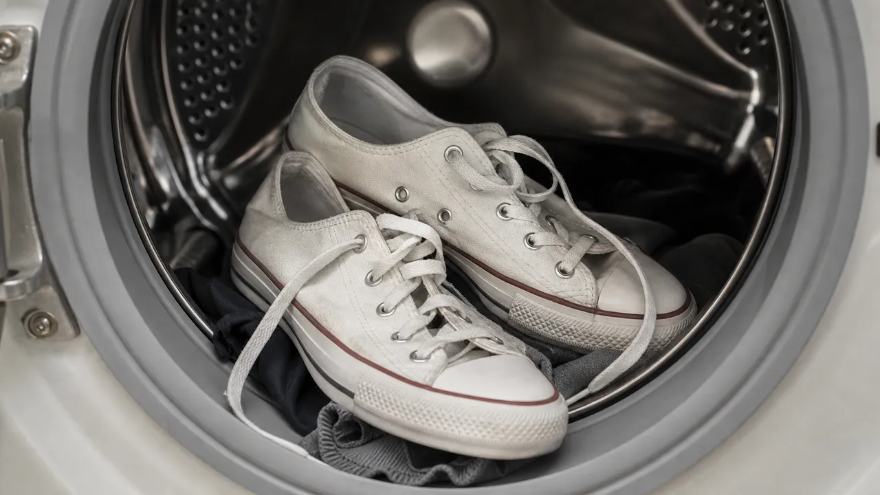 Laver des Converse blanches en machine sans les abîmer