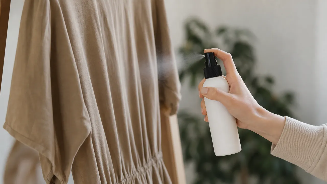 Enlever l'électricité statique d'un vêtement avec un spray antistatique